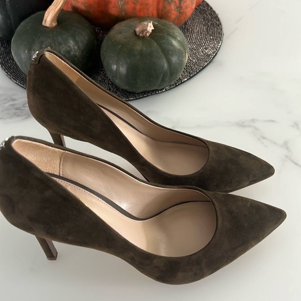 Sam Edelman Hazel army green heels